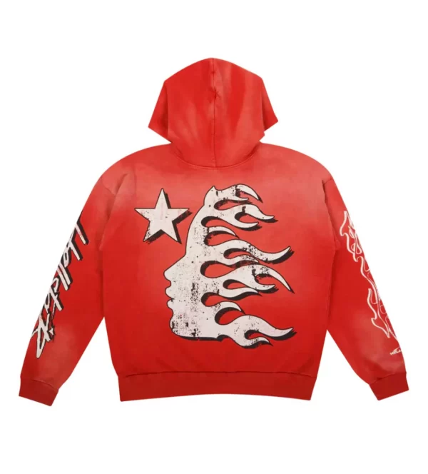 HELLSTAR RECORDS HOODIE RED