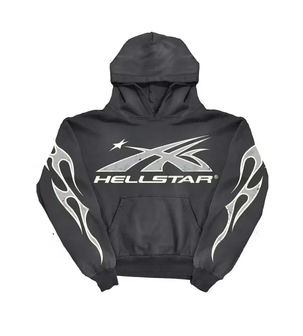 HELLSTAR SPORT LOGO HOODIE BLACK