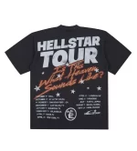 HELLSTAR STUDIOS BIKER TOUR TEE GREY