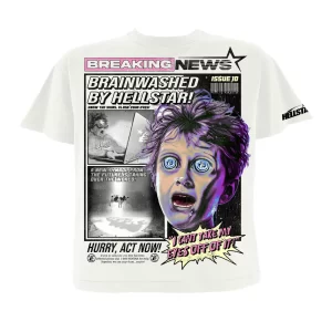 HELLSTAR STUDIOS BREAKING NEWS TEE CREAM