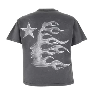 HELLSTAR STUDIOS HELLSTAR CHROME LOGO TEE BLACK