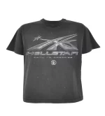 HELLSTAR STUDIOS HELLSTAR CHROME LOGO TEE BLACK