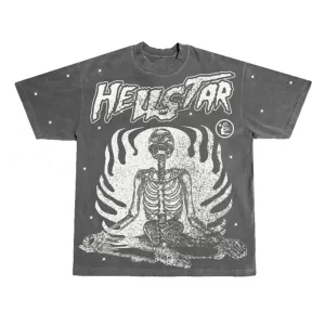 HELLSTAR STUDIOS INNER PEACE TEE GREY