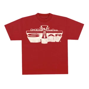 HELLSTAR STUDIOS JESUS EMBLEM TEE BLOOD RED