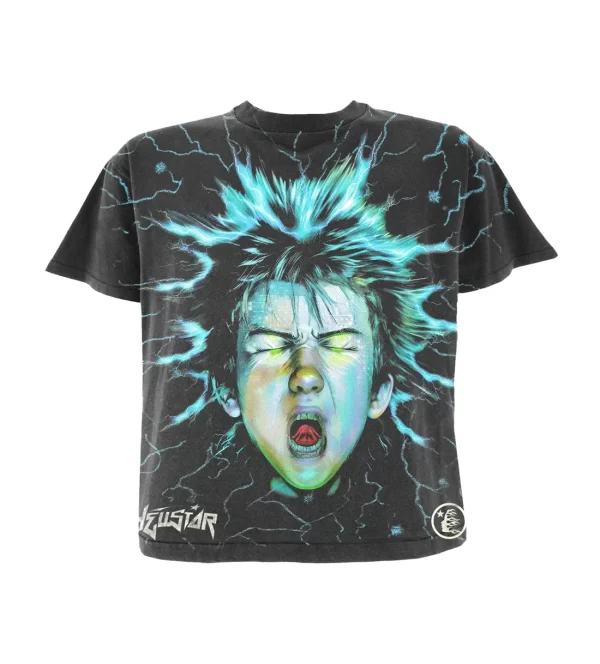 HELLSTAR STUDIOS KID ELECTRIC TEE GREY