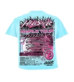 HELLSTAR STUDIOS NEURON TOUR LIGHT BLUE TEE