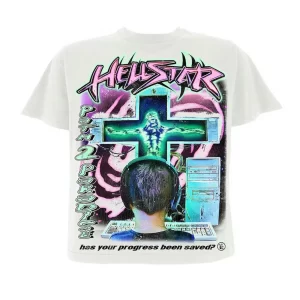 HELLSTAR STUDIOS ONLINE CREAM TEE