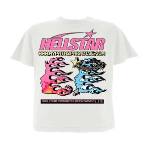 HELLSTAR STUDIOS PIXEL TEE WHITE