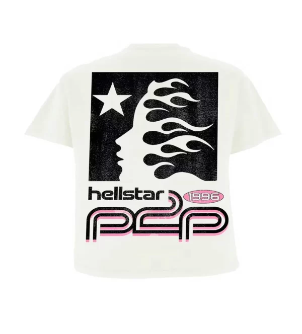 HELLSTAR STUDIOS SPORT LOGO WHITE TEE