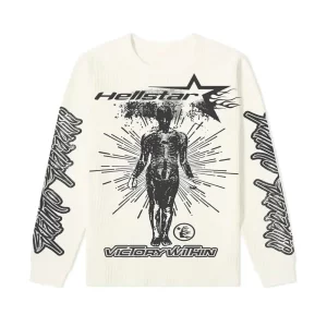 HELLSTAR STUDIOS VICTORY THERMAL LONG SLEEVE CREAM