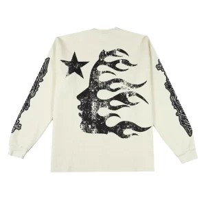 HELLSTAR STUDIOS VICTORY THERMAL LONG SLEEVE CREAM