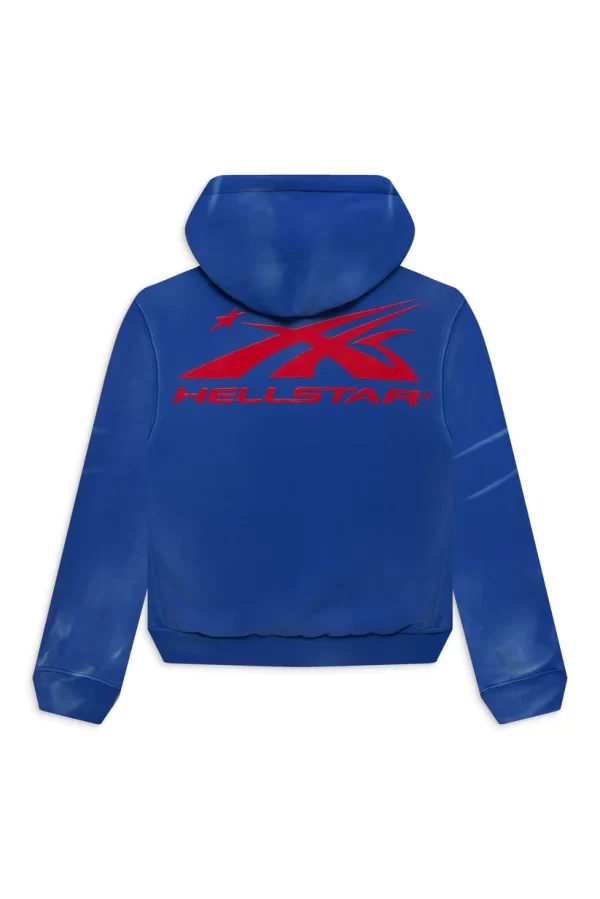 Hellstar Sports Hoodie Blue